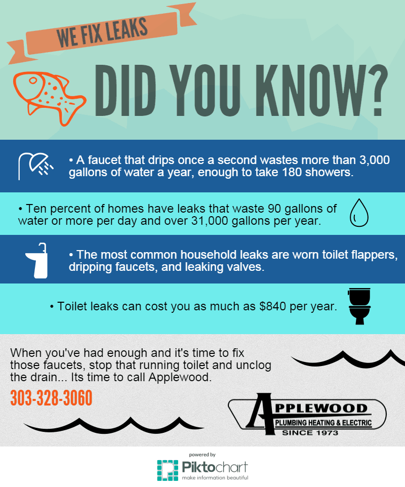 applewood water leaks infographic