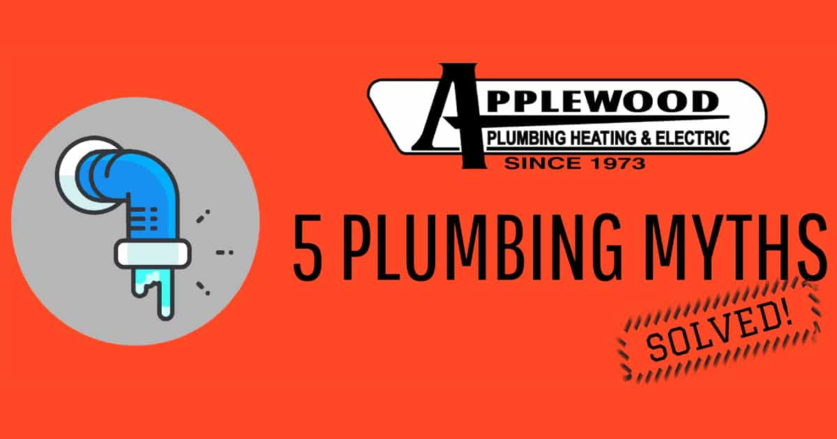 5-plumbing-myths-applewood-banner