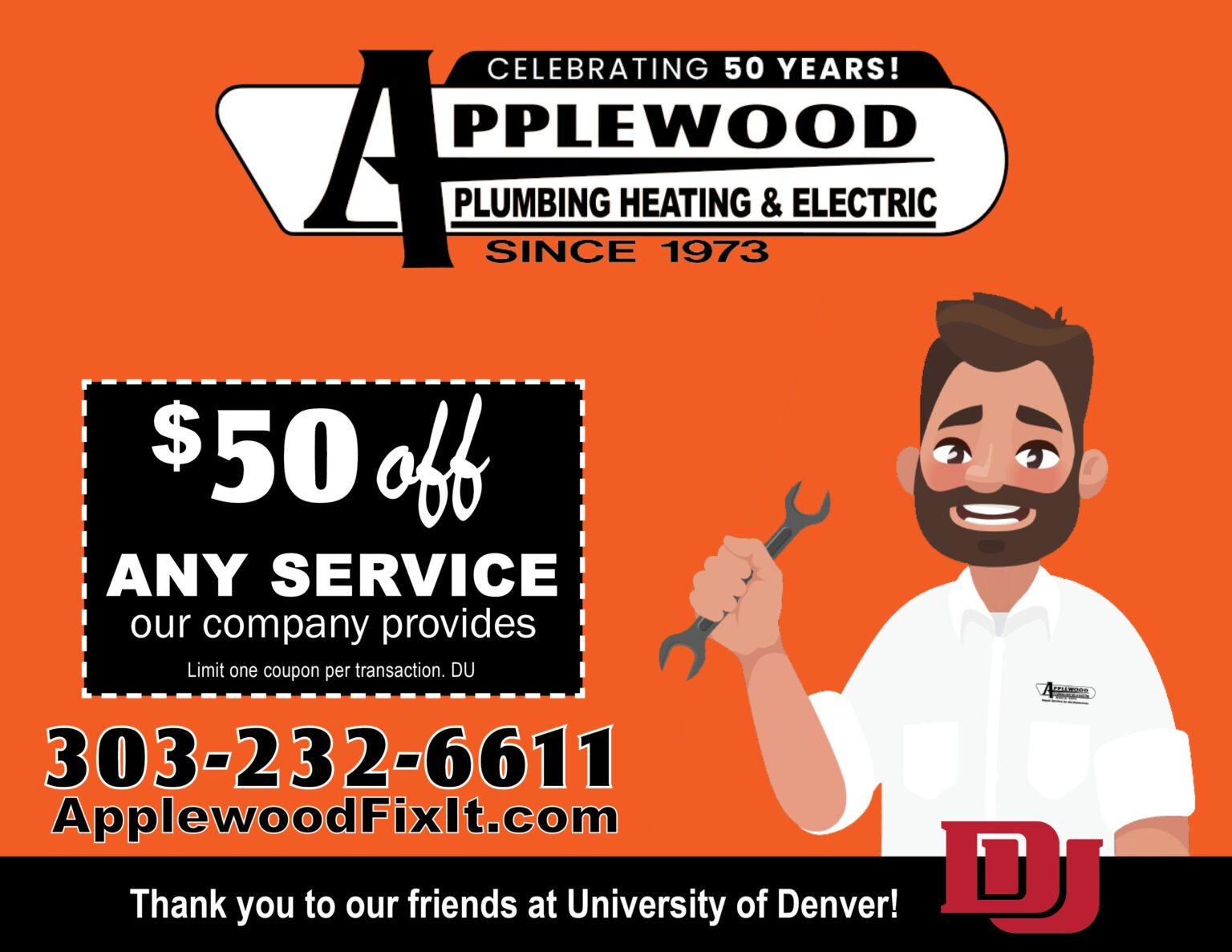 DU Hockey Applewood Plumbing