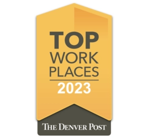 Top Work places 2023 - the denver post badge