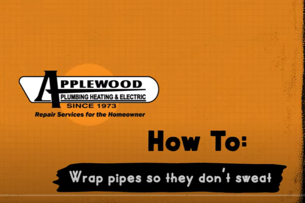 How to Prevent sweating Pipes [Video] | Applewood Plumbing