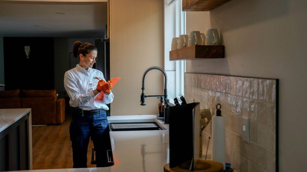 Applewood tech completing checklist